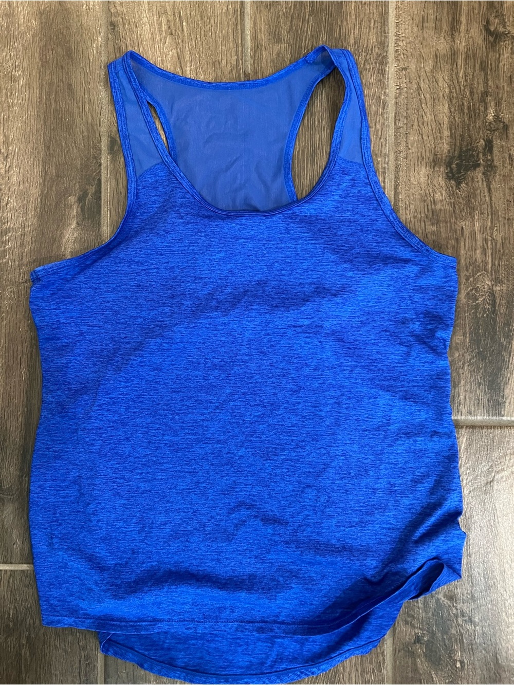 Women’s size L Blue Racerback Tank Top - Women